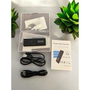 New Wireless Audio Music Transmitter and Receiver Transceiver  3 in 1 5.2 NEW